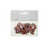 Figura mézeskalácsok fa 4cm s/6 barna