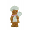 Figura mézi poly 8,1cm barna