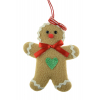 Figura mézi textil 10cm barna