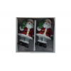 Figura mikulás poly 6,4cm s/2 piros