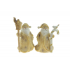Figura mikulás poly 9*7*16cm 2féle krém