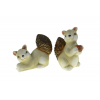 Figura mókus kerámia 8*5.5*10 2féle szürke