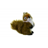 Figura mókus plüss 7*4*7cm barna