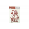Figura nyalóka foam 15cm s/6 piros/fehér