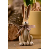 Figura nyúl poly 5.4*5.4*15cm 2féle barna