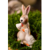Figura nyúl poly 5.8*4.6*10cm kacsával fehér