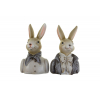 Figura nyúl poly 7*5*12cm 2féle