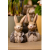 Figura nyúl poly 7*5*12cm 2féle