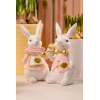 Figura nyúl poly 8*7.5*15cm 2féle rózsaszín