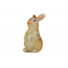 Figura nyúl poly 9,1cm barna