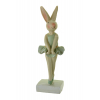 Figura nyúl 4*3*14cm tütüben zöld