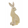 Figura nyúl kerámia 16*12*33cm ülő barna