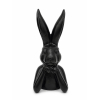 Figura nyuszi poly 12.8*10.5*25.8cm fekete