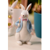 Figura nyuszi poly 14,9cm hátizsákkal fehér
