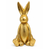 Figura nyuszi poly 24*23.5*45cm arany