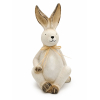 Figura nyuszi poly 24*23*46cm krém