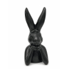 Figura nyuszi poly 6.8*6.8*15cm fekete