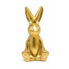 Figura nyuszi poly 8.5*7.5*15.8cm arany