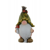 Figura orrmanó kerámia 10.3*7*18cmH erdei zöld