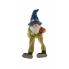 Figura orrmanó kerámia 6*5*8.7 lógólábú tökkel kék/zöld