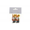 Figura orrmanó poly 2,8*1,7*5,4 cm s/2 tökkel színes