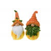Figura orrmanó poly 6.5*6.5*11.5cm 2féle narancs