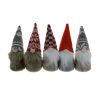 Figura Orrmanó textil 14cm többféle szürke/piros
