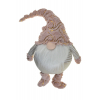 Figura orrmanó textil 32*21*56 cm ülő rózsaszín
