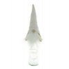 Figura Orrmanó üvegen 32.5CM LED-es fehér