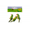 Figura papagáj poly 5,5cm s/3 zöld