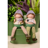 Figura poly 7.5*5.5*11/cm 2féle lógólábú lila