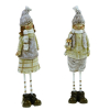 Figura poly fiú/lány 3,5*2,5*14cm 2féle fehér/ezüst
