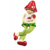 Figura polylógó lábú gomba kalap 5*15cm zöld