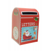 Figura postaláda fém 20*12.5*12cm piros
