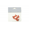 Figura róka poly 3,7cm s/2 vörös
