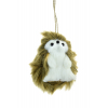 Figura süni plüss 6cm barna