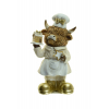 Figura szarvas lány poly 14,2cm fehér
