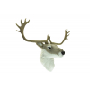 Figura szarvas plüss 35cm barna/fehér