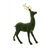 Figura szarvas poly 14.3*6.8*19.3cm zöld