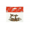 Figura szarvas poly 5cm s/2 barna