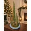 Figura szarvas poly fekvő 12.5*5.8*12.6cm zöld