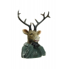 Figura szarvas poly könyöklő 14.5cm szürke