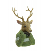 Figura szarvas poly könyöklő 18cm zöld