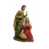 Figura szent család poly 13.5cm zöld