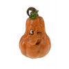 Figura tök poly 9,3*8,4*12,3 cm orral narancs