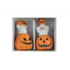 Figura tök poly szellemmel 5,9cm narancs