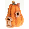 Figura tökház terrakotta 8.3*7.9*11.3cm LED-es narancs