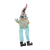 Figura törpe poly 7*6*21cm lógólábú pink