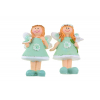 Figura tündér poly 5*3*8cm 2féle v.zöld