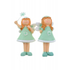 Figura tündér poly 8*5,5*16,5cm 2féle v.zöld